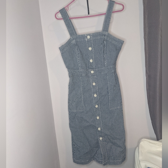 Universal Thread Dresses & Skirts - Striped universal thread overall dress